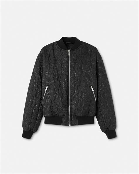 versace baroque jacket replica|Baroque Cloquet Bomber Jacket Black .